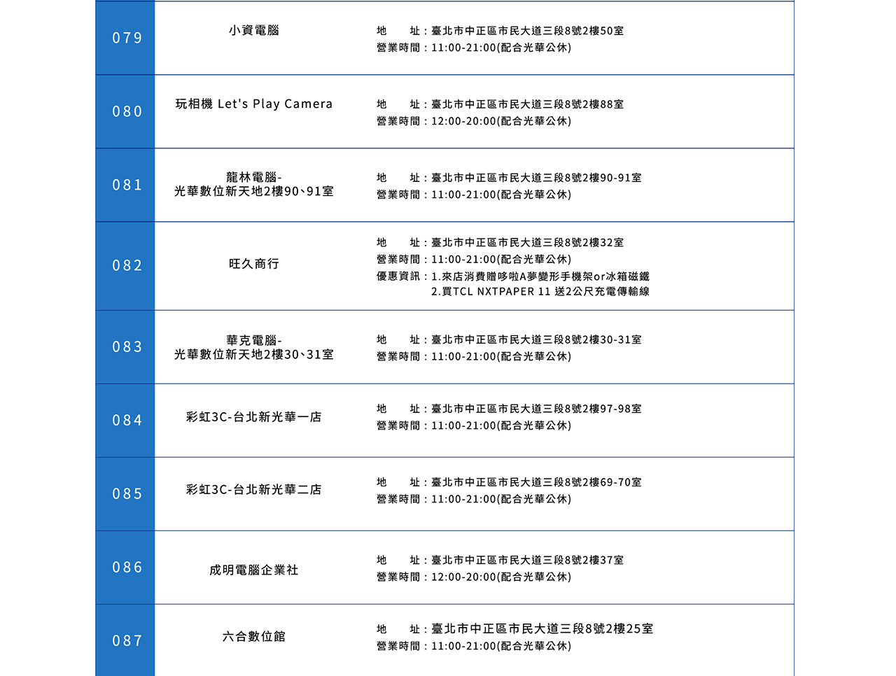 3choliday.taipei 八德3C哈樂DAY 2024八德3C哈樂DAY 八德商圈 三創生活館 光華商場 發票登錄 抽獎 八德特約店家 #八德3c哈樂day
#八德發票登錄
#八德商圈
#光華商場
#三創園區